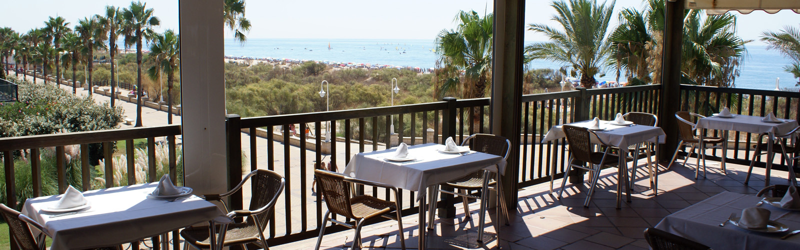 Terras met zeezicht bij Casa Machaquito, Islantilla